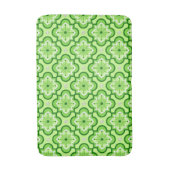 Tapis De Bain Motif marocain de tuile - vert de chaux (Devant (Vertical))