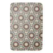 Tapis De Bain Motif marocain (marron et bleu) (devant Vertical)
