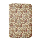Tapis De Bain Motif, marron, tan et beige (Devant (Vertical))