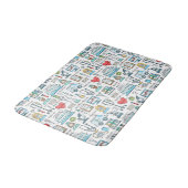 Tapis De Bain Motif Médicale de conception (Angle)