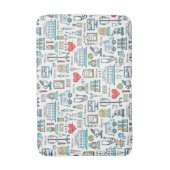 Tapis De Bain Motif Médicale de conception (Devant (Vertical))