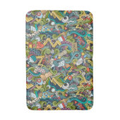 Tapis De Bain Motif Médicale d'icône d'art abstrait (Devant (Vertical))