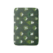 Tapis De Bain Motif ménager à accrochage géométrique (Devant (Vertical))