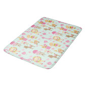 Tapis De Bain Motif mignon avec Animaux et Jouets heureux (Angle)