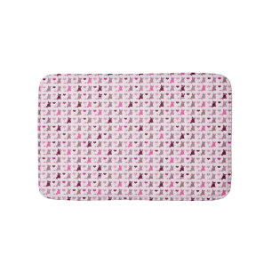 Tapis De Bain Motif mignon de filles de chaton