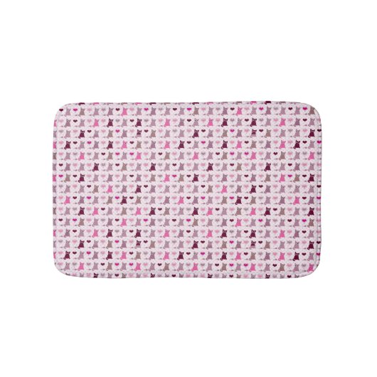 Tapis De Bain Motif mignon de filles de chaton (Devant)