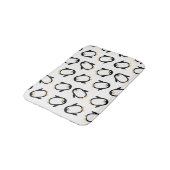Tapis De Bain Motif mignon de pingouins (Angle)