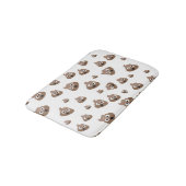 Tapis De Bain Motif mignon d'Emoji de dunette (Angle)