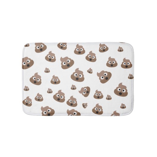 Tapis De Bain Motif mignon d'Emoji de dunette (Devant)