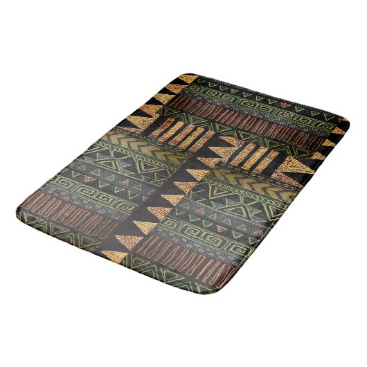 Tapis De Bain Motif mobile tribal Afrocentré Imprimer (Angle)