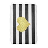 Tapis De Bain Motif Moderne De Grandes Blancs Et Noires (Devant (Vertical))