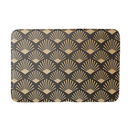 Tapis De Bain Motif moderne Golden Gatsby (Devant)