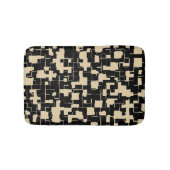 Tapis De Bain Motif moderne tendance - Noir/Tan(Changeable) (Devant)