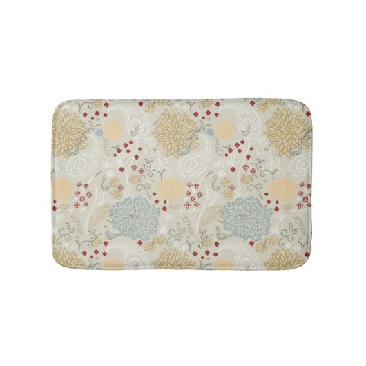 Tapis De Bain motif montrant le jardin bouclé (Devant)