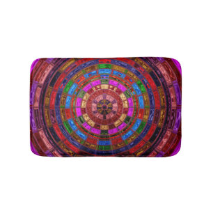Tapis De Bain Motif mosaïque Abstrait #4