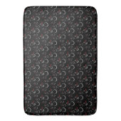 Tapis De Bain Motif motoneige d'hiver mignon noir (devant Vertical)