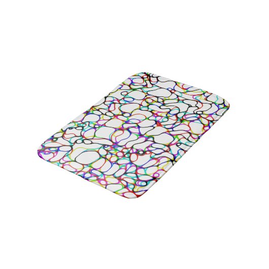 Tapis De Bain Motif multicolore (Angle)