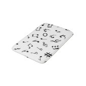 Tapis De Bain Motif musical (Angle)