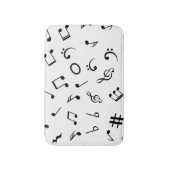 Tapis De Bain Motif musical (Devant (Vertical))