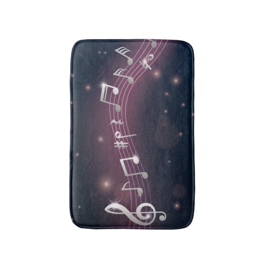 Tapis De Bain Motif musical (Devant (Vertical))