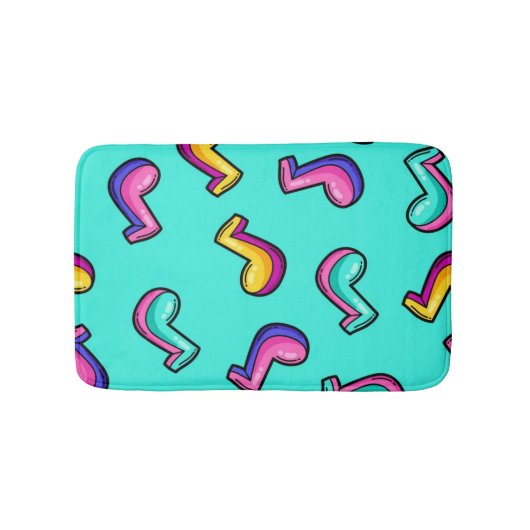 Tapis De Bain Motif musical (Devant)