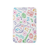Tapis De Bain Motif musical (Devant (Vertical))