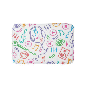 Tapis De Bain Motif musical