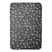 Tapis De Bain Motif musical (devant Vertical)