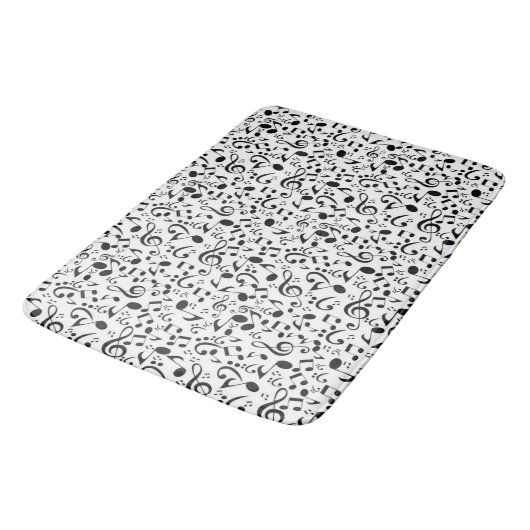 Tapis De Bain Motif musical (Angle)