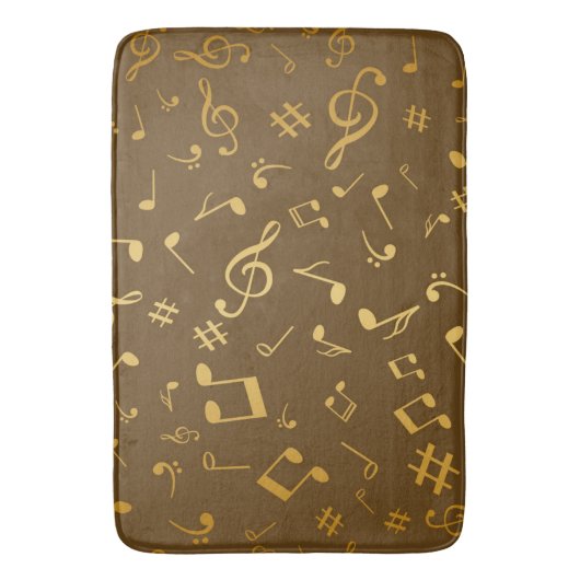 Tapis De Bain Motif musical (devant Vertical)