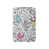 Tapis De Bain Motif musical (Devant (Vertical))
