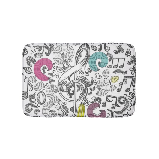 Tapis De Bain Motif musical (Devant)