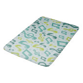 Tapis De Bain Motif musical (Angle)