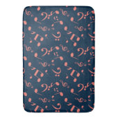 Tapis De Bain Motif musical (devant Vertical)