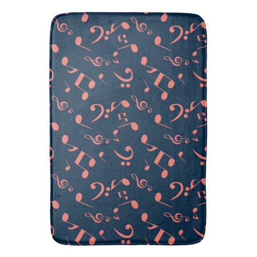 Tapis De Bain Motif musical (devant Vertical)