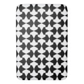 Tapis De Bain Motif musulman noir et blanc classique (devant Vertical)