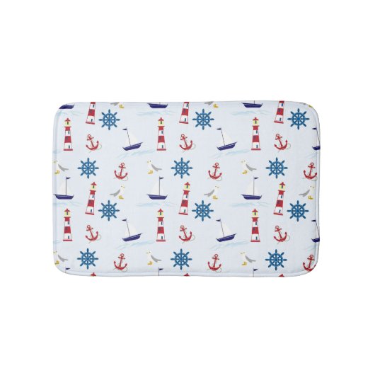 Tapis De Bain Motif nautique (Devant)