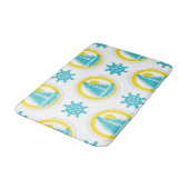 Tapis De Bain Motif nautique (Angle)