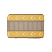 Tapis De Bain Motif nautique d'Ancre (Devant)