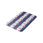 Tapis De Bain Motif nautique de bannière étoilée (Angle)