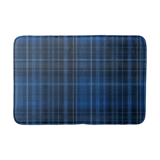 Tapis De Bain Motif noir bleu (Devant)