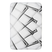 Tapis De Bain Motif noir et blanc (devant Vertical)