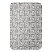 Tapis De Bain Motif noir et blanc unique (devant Vertical)