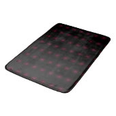 Tapis De Bain Motif noir et rose (Angle)