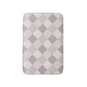 Tapis De Bain Motif Oblique de  géométrique beige et gris (Devant (Vertical))