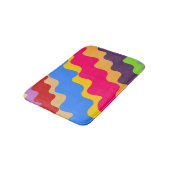Tapis De Bain motif ondulé rétro (Angle)