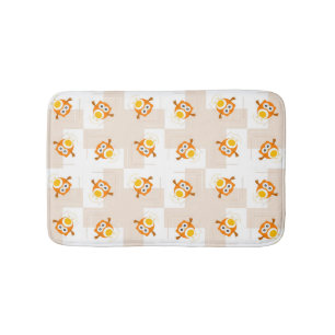 Tapis De Bain Motif orange d'illustration de hibou