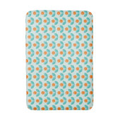 Tapis De Bain Motif orange géométrique de style scandinave (Devant (Vertical))
