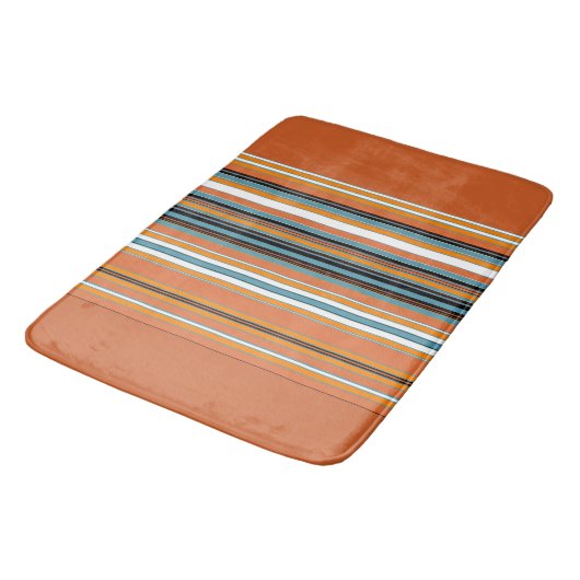 Tapis De Bain Motif orange trié (Angle)