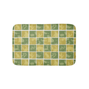 Tapis De Bain motif orienté de zoo